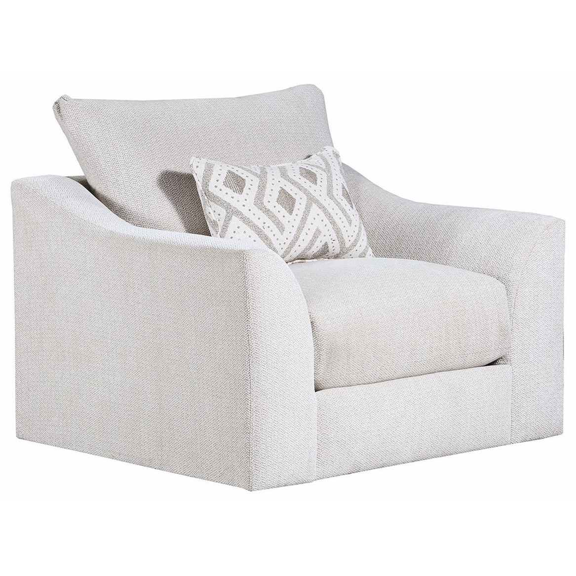 Lane Vivian Casual Swivel Chair with Flared Arms | Find Your Furniture